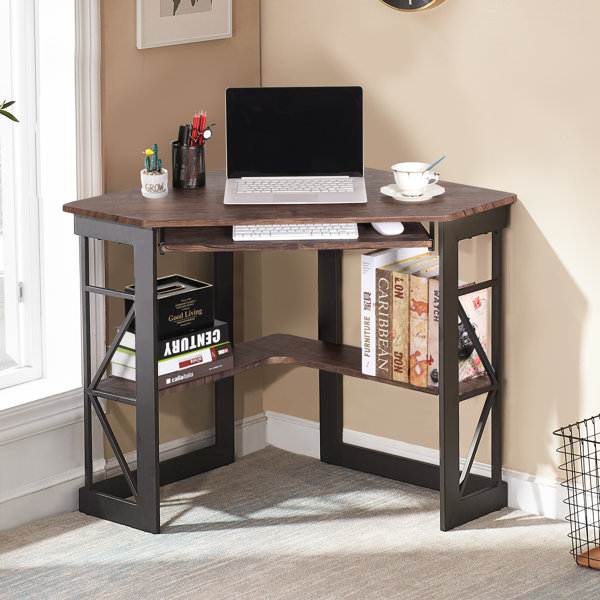 Corner Desk With Keyboard Tray Wayfair